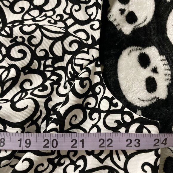 ADDITION ELLE Plus-size black white scrolling leaf print dress ~ XXL 2X XXXL 3X - Picture 8 of 14